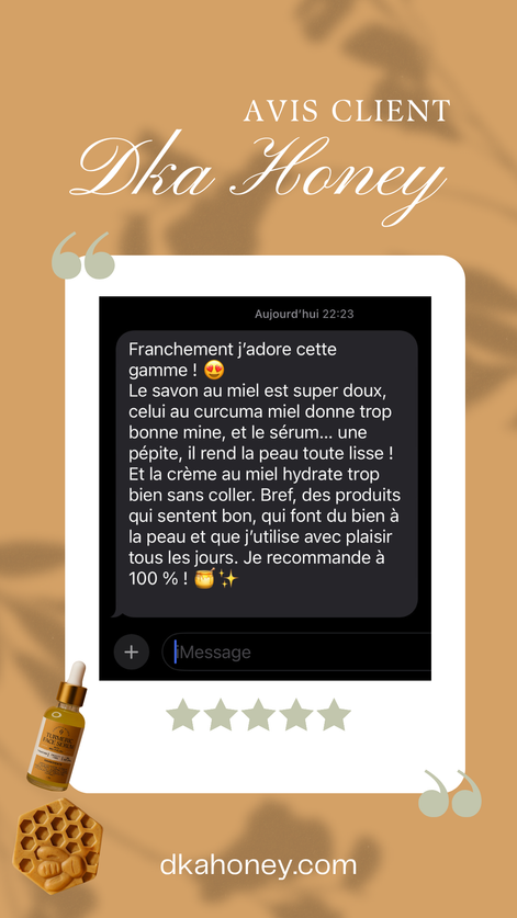 Savon crémeux au Miel/Curcuma