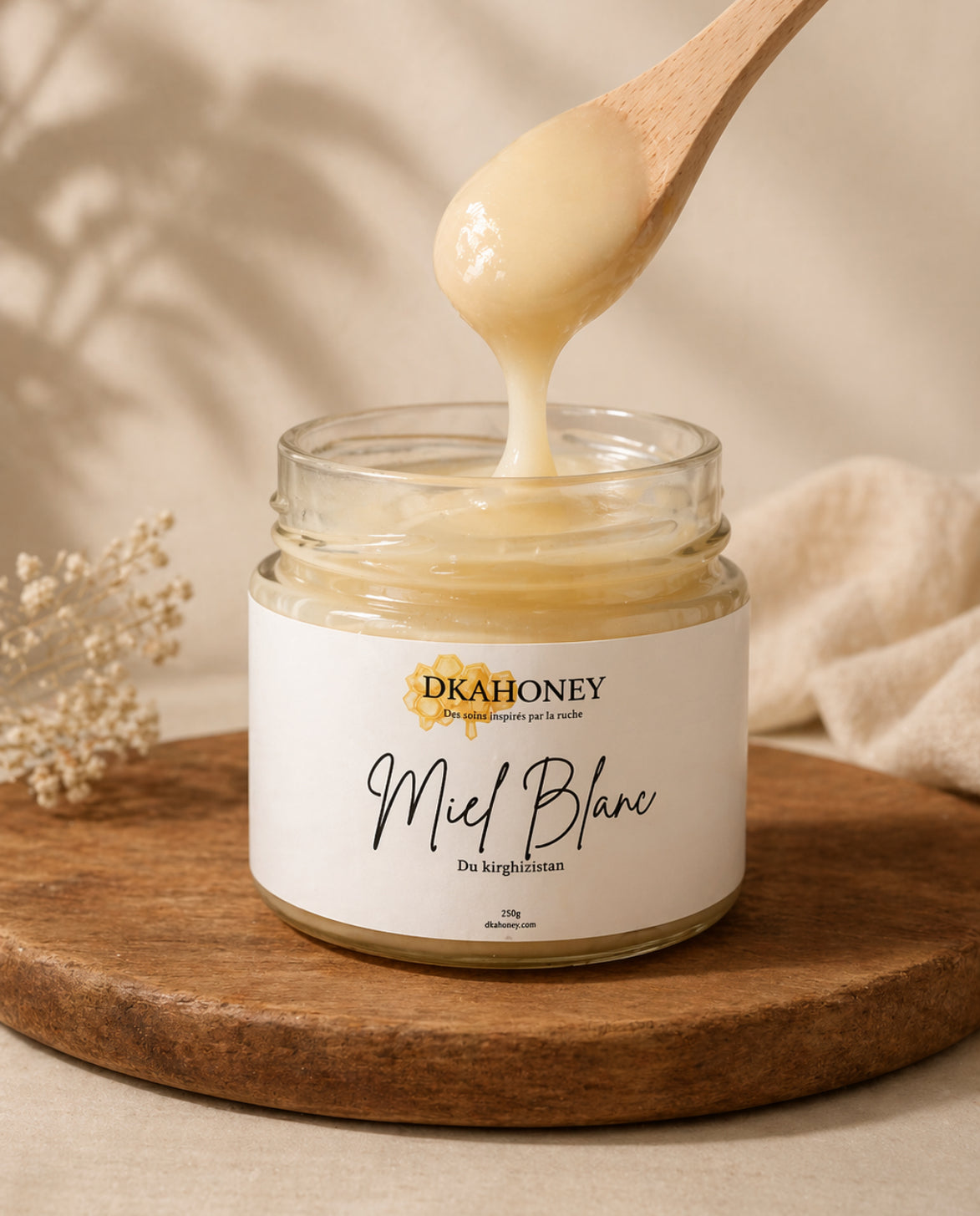 Miel blanc du Kirghizstan - 250g