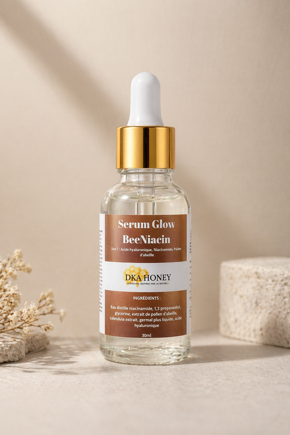 3-in-1 serum with hyaluronic acid, niacinamide, and bee pollen