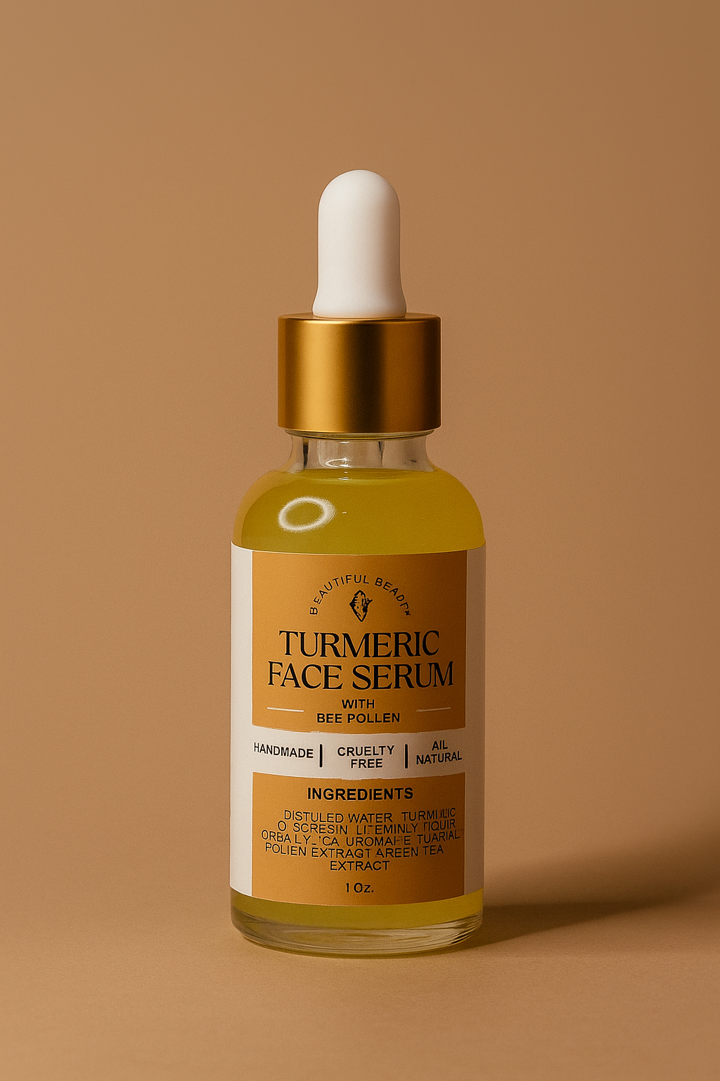 Sérum facial au curcuma & pollen d'abeilles